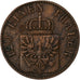 Prússia, Wilhelm I, 3 Pfenninge, 1863, Berlin, Cobre, EF(40-45)