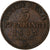 Prusse, Guillaume Ier, 3 Pfenninge, 1863, Berlin, Cuivre, TTB