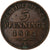 Prusse, Guillaume Ier, 3 Pfenninge, 1863, Berlin, Cuivre, TTB