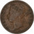 Straits Settlements, Victoria, Cent, 1875, Calcutta, Copper, EF(40-45)