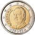 Hiszpania, Juan Carlos I, 2 Euro, 2002, Madrid, Bimetaliczny, MS(63)