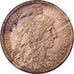 Francia, 2 Centimes, Daniel-Dupuis, 1902, Paris, Bronce, MBC