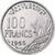 França, 100 Francs, Cochet, 1955, Beaumont-Le-Roger, Cobre-níquel, MS(60-62)