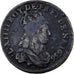 França, Louis XIV, Liard, 1656, Limoges, Cobre, VF(20-25), C2G:114