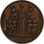 Francja, medal, Enseignement primaire, 1855, Miedź, Farochon, AU(55-58)