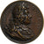 França, medalha, Philippe Quinault, 1718, Bronze, Cure, AU(55-58)