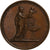 France, Medal, Louis XVIII, Baptism of Duke of Bordeaux, 1821, Bronze, AU(55-58)