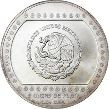 Mexico, 10 Nuevos Pesos, El Tajín, 1993, Mexico City, Silver, MS(64), KM:570