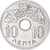 Coin, Greece, 10 Lepta, 1954, MS(60-62), Aluminum, KM:78