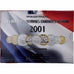 Francia, Coffret 1 c. à 20 frs., 2001, MDP, BU, N.C., FDC