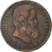 Brasil, Pedro II, 40 Reis, 1874, Bronce, BC+