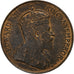 Hong Kong, Edward VII, Cent, 1905, Heaton, Brązowy, EF(40-45)