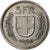 Zwitserland, 5 Francs, Herdsman, 1968, Bern, Zilver, ZF+