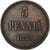 Finland, Alexander II, 5 Pennia, 1875, Helsinki, Copper, EF(40-45)