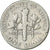 Estados Unidos, Dime, Roosevelt, 1947, Philadelphia, Plata, BC+