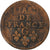 Francja, Louis XIV, Liard, 1656, Lusignan, Miedź, VF(20-25), C2G:102