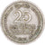 Moneta, Ceylon, 25 Cents, 1963