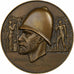 France, Médaille, Chargeurs réunis, Paquebot Brazza, 1948, Bronze, SUP