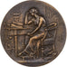 Francja, medal, Comité de vaccine, 1899, Brązowy, Dubois, AU(50-53)