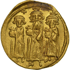 Héraclius, Héraclius Constantin et Héraclonas, Solidus, v. 636-637, Or