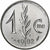 Monaco, Rainier III, Centime, 1982, MDP, série FDC, Stainless Steel, STGL