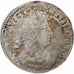 Francia, Louis XIV, 4 Sols des Traitants, 1676, Paris, Plata, MBC