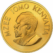 Kenya, 100 Shillings, Mzee Jomo Kenyatta, 1966, London, Proof, Gold, MS(63)