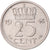 Niederlande, 25 Cents, 1948, Nickel, SS