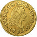 Spanje, Ferdinand VI, 1/2 Escudo, 1759, Madrid, Goud, FR+, KM:378