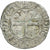 France, Charles VI, Blanc Guénar, 1389-1422, Troyes, Billon, AU(50-53)