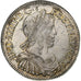 France, Louis XIV, 1/2 Écu à la mèche longue, 1654, Amiens, Argent, SUP