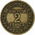 Francia, 2 Francs, Chambre de commerce, 1927, Paris, Aluminio - bronce, BC+