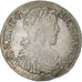 France, Louis XIV, 1/2 Écu à la mèche longue, 1656, Bayonne, Silver