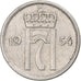 Norvège, 10 Öre, 1954