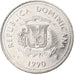 Dominican Republic, 25 Centavos, 1990