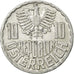 Münze, Österreich, 10 Groschen, 1965, Vienna, VZ, Aluminium, KM:2878