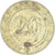 Coin, Algeria, 20 Centimes, 1987