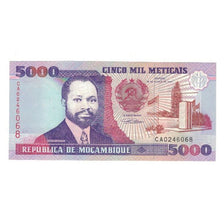 Biljet, Mozambique, 5000 Meticais, 1991, 1991-06-16, KM:136, NIEUW