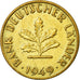 Moneta, Niemcy - RFN, 10 Pfennig, 1949, AU(50-53), Mosiądz powlekany stalą