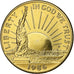 United States, Half Dollar, 1986, U.S. Mint, Copper-Nickel Gilt, MS(63), KM:212