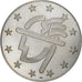 Griekenland, Medaille, Etats-Unis d'Europe, Silvered bronze, PR