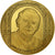 Vaticano, medalha, Saint Jean-Paul II, Cobre Dourado, MS(65-70)