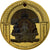 Vaticano, medalha, Saint Jean-Paul II, Cobre Dourado, MS(65-70)