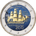 Estonia, 2 Euro, Colourized, 2020, Bi-Metallic, MS(63), KM:New