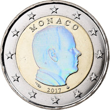 Monaco, 2 Euro, Colourized, 2017, Bi-metallico, SPL-, Gadoury:MC 195, KM:New