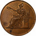 France, Médaille, Emulation Dieppoise, Travail Manuel, 1884, Bronze, TTB+