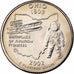 Estados Unidos, Quarter, Quarter Dollar, 2002, U.S. Mint, Ohio 1803, Cobre -