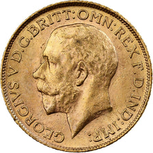 Gran Bretaña, George V, Sovereign, 1912, Oro, EBC, KM:820