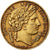 França, 20 Francs, Cérès, 1850, Paris, Dourado, EF(40-45), Gadoury:1059