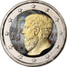 Grèce, 2 Euro, Platon, Colorisé, 2013, Athènes, Bimétallique, SPL, KM:New